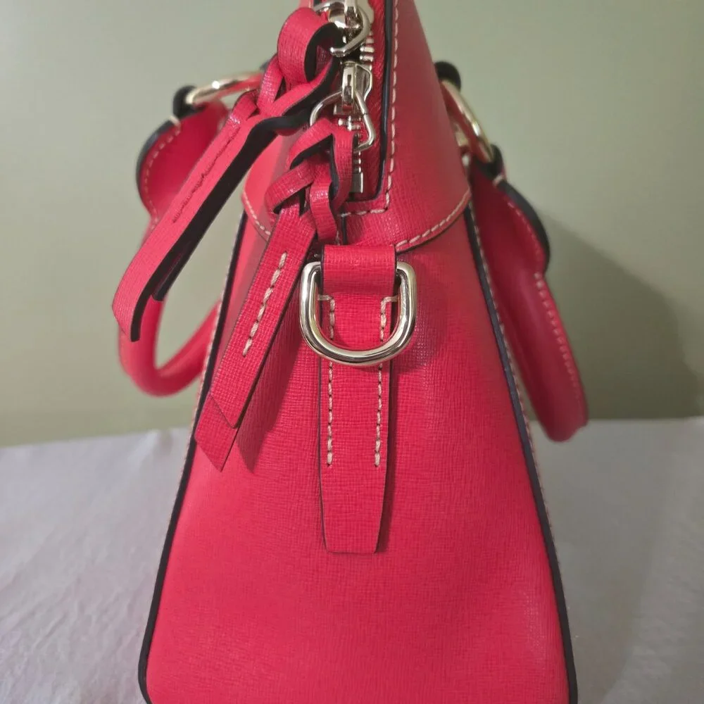 Dooney & Bourke Saffiano Cameron Satchel Crossbody - Picture 6 of 9